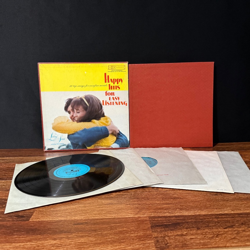 “Happy Hits for Easy Listening” Vinyl Records (5 Records)
